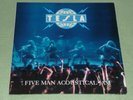 TESLA Five Man Acoustical Jam 2LP VINYL 1st PRESS Geffen Records – 9 24311 1 EX