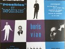 Lp 25 Cm Philips Boris Vian Chansons Possibles Numéroté