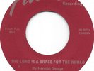 HERMAN GEORGE The Lord Is A Brace For The World on Finch black gospel 45 HEAR