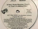 B-Real Busta Rhymes LL Cool J & Method Man Hit Em High Vinyl Record Hip Hop 12