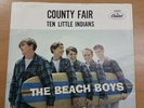 The Beach Boys 45 Ten Little Indians County Fair W/ Picture Sleeve Capitol VG+