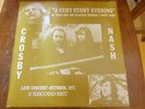 Crosby Nash A Very Stony Evening Live Concert 1971 Blue Vinyl Double LP
