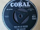 Lou Graham Wee Willie Brown b/w You Were Mean Baby 7