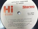 Al Green Let's Stay Together LP Vinyl Record Near Mint Original Pressing