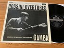 SXL 2266 wbg ED1 *ROSSINI - OVERTURES  *Decca 1st UK lp  *LSO & GAMBA