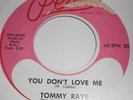 TOMMY RAYE    You Don`t Love Me -- 1964 MOD R&B On PEN Records