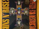 GUNS N ROSES LP Appetite For Destruction GEFFEN og 1987 shrink STICKER