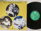 LP MADONNA This Is...nothin' But Madonna PS311 SIRE JAPAN Vinyl PROMO