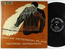 Oscar Peterson - Plays George Gershwin LP - Clef David Stone Martin Mono DG