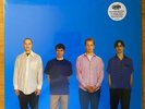 WEEZER BLUE Vinyl LP Abbey Road MASTERING Buddy Holly SWEATER Hype Sticker DMM