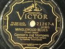 VICTOR 21267; CANNON'S JUG STOMPERS Minglewood Blues/ Madison Street Rag