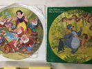 Walt Disney Jungle Book Snow White & the 7 Dwarfs Picture Disc Vinyl Record Lot