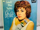 Lonely Blue Nights with Rosie Brunswick LP BL54102 Album Rosalie Hamlin