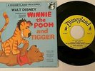 Walt Disney Winnie The Pooh And Tigger Vinyl Record Vintage 45 RPM 1968