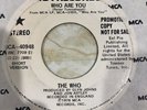 The Who Who Are You Long & Short Versions Promo 45, NM Vinyl