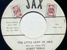 ROBERT PEEBLES + GROUP: THIS LITTLE LIGHT OF MINE - RARE 1959 DOO-WOP JAX 1001
