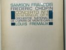 Ed.1 CHOPIN Samson FRANCOIS Piano Concerto CCA 1066 STEREO Dowel Spine NMINT
