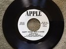 John Lennon & Yoko Ono: APPLE PROMO 45: Happy Xmas: War Over: s-45x-47663: Rare