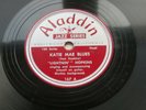 LIGHTNING HOPKINS 1947 USA 78 KATIE MAE BLUES  THAT MEAN OLD TWISTER ALADDIN 167