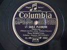 Russian Singer Mara Rosenthal Le Saule Pleureur 78RPM Columbia DF 2553