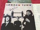 Wings - London Town - (NM/EX) -lPosterUK Vinyl Rare Signed By Denny Laine Twice