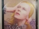 David Bowie 'Hunky Dory' Lime Green Colored Vinyl 2 Record LP Set Very Good 1990