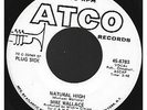 Mike Wallace  - Natural High  / Mandarin VINYL 45 (White Label Promo)
