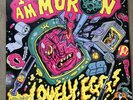 THE LOVELY EGGS - I AM MORON - HAND SIGNED LUMINOUS YELLOW VINYL LP RARE