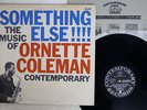 ORNETTE COLEMAN SOMETHING ELSE THE MUSIC OF CONTEMPORARY LAX-3024 JAPAN VINYL LP