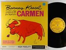 Barney Kessel - Carmen LP - Contemporary - M3563 Mono DG VG+ Autograph