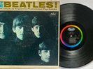 BEATLES Meet the Beatles  1964 MONO T 2047 Vinyl LP Capitol Rainbow Label (VG)
