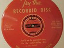 Very rare Wilcox-Gay Recordio Disc Picture Record Display Record 8
