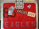 EAGLES Eagles Live Double 2x LP Gatefold w/ Poster Record BB-705 Vinyl 1980 VG+