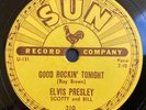 Original 1954 Sun Elvis Presley Good Rockin Tonight 210 -No 1956 LP Records 45 3