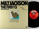 Milt Jackson - The First Q 2xLP - Savoy VG++ Autograph