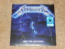 Metallica Ride the Lightning Electric Blue Walmart Exclusive lp record