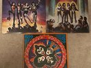 KISS set of 3, Love Gun, Destroyer, Rock N Roll Over, Great Condition, 1970's