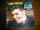 ELVIS PRESLEY  IT'S NOW OR NEVER E.P FRANCE RCA VICTOR  86,288
