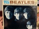 BEATLES Meet the Beatles  1964 MONO T 2047 Vinyl LP Capitol Rainbow Label (VG+)