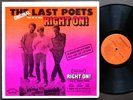 THE ORIGINAL LAST POETS Right On  LP JUGGERNAUT RECORDS JUG-ST/LP 8802 US 1971