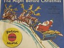 A Little Golden Record The Night Before Christmas 45 RPM  USA With Sleeve RARE
