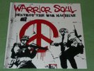 WARRIOR SOUL Destroy The War Machine WHITE VINYL NIGHT 229 COVER VG+ / VG REC EX