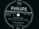 Louis ARMSTRONG - Mack the Knife & Back o' Town Blues /  78 rpm PHILIPS, B21776H