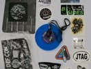 DEFCON 23 (2015) Vinyl Record Speaker Badge, Stickers, SpaceX/Tesla Invite, more