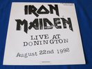 IRON MAIDEN / Live At Donnington  TRIPLE LP SPAIN 1st PRESS 1993 TOP