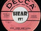 Girl Rockabilly Jiver Bopper 45 PATSY CLINE Stop Look And Listen DECCA dj hear