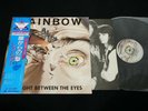 RAINBOW RITCHIE BLACKMORE STRAIGHT BETWEEN THE EYES JAPAN VINYL LP OBI 28MM 0152