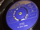 RARE THE PRETTY THINGS -7”Children/My Time - 1967 Fontana Label 1st Press 45rpm