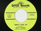 Northern R&B/Deep Soul 45 - Betty Wilson - Don't Give Up - Dayco - mp3