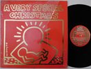 VARIOUS A Very Special Christmas A&M LP Keith Haring embossed cover Madonna U2